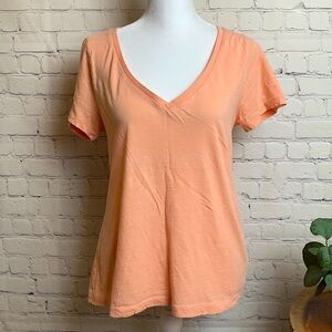 J Crew Vintage Cotton V Neck Tee